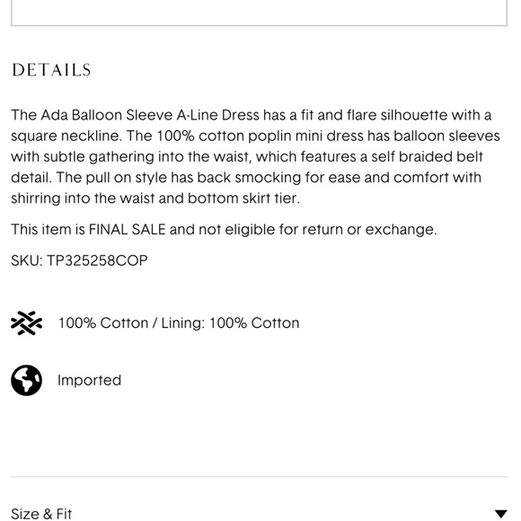 Derek Lam puff sleeve dress - Picture 10 of 14